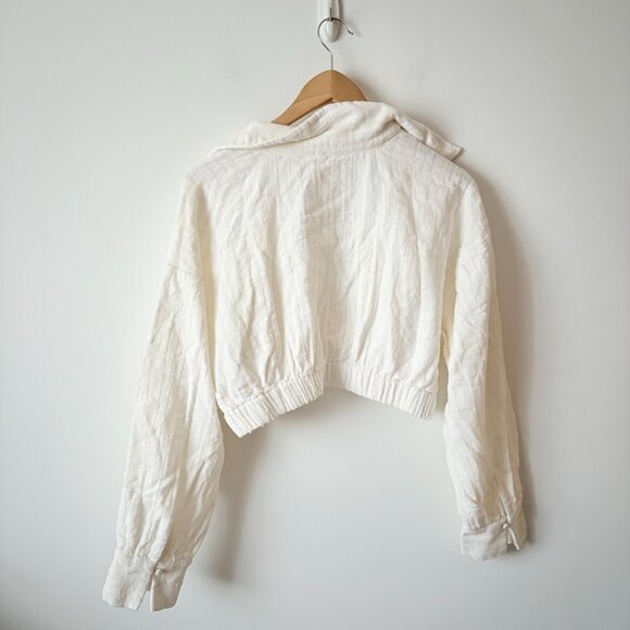 Free People Stay Cool Quilted Top Shorts Set Frenchnilla White Size Medium - Picture 9 of 12